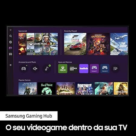Samsung Smart TV 58 UHD 4K 58CU7700 Processador Crystal 4K - 2