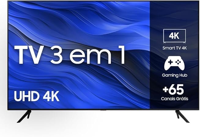 Samsung Smart TV 58 UHD 4K 58CU7700 Processador Crystal 4K