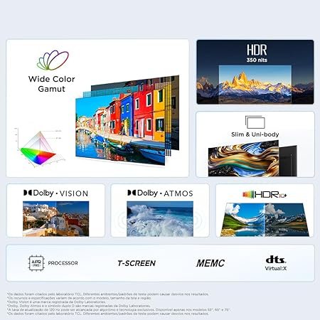 TCL LED SMART TV 65” P755 4K - 3